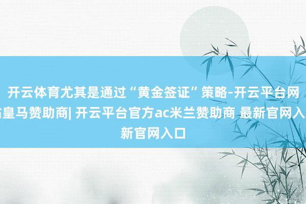 开云体育尤其是通过“黄金签证”策略-开云平台网站皇马赞助商| 开云平台官方ac米兰赞助商 最新官网入口